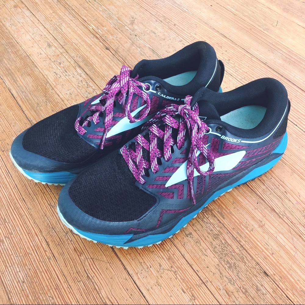 Brooks Caldera 2 Trail-Running Shoes, Sz 9